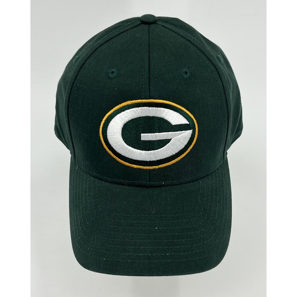 Green Bay Packers Hat Cap Big Logo NFL Team Apparel Embroidered